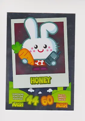 Moshi Monsters Mash Up Trading Card Rainbow Foil HONEY (Rare) MINT • £4.99