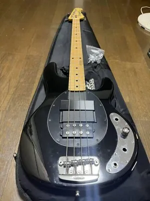 MUSIC MAN STINGRAY EX Black Made In Japan Electric Bass 2001 With Soft Case • $1497