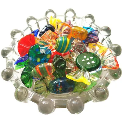 Murano Glass Sweets Candy Ornaments Wedding Xmas Party Decor Fake Candy 12 Piece • $9.30