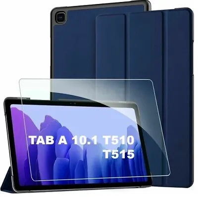£9.99 • Buy  For Samsung Galaxy Tab A 10.1  SMT510 T515 Smart Cover Case With Tempered Glass