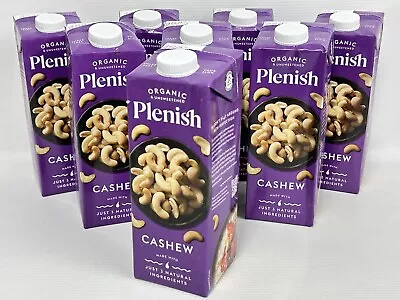 Plenish Organic Unsweetened Cashew Milk (8 X 1 Litre) • £17.99