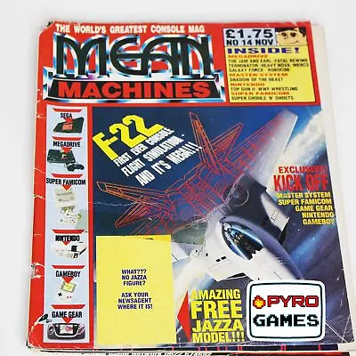 Mean Machines Magazine - Issue 14  - November 1991 - F-22 • £13.95