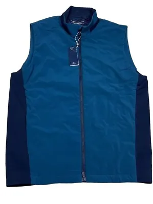 Holderness And Bourne Golf The King Vest Heather Marine Stretch XL NEW $220 • $85