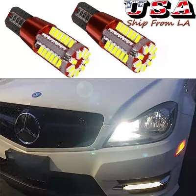 LED Xenon White Canbus Error Free W5W 2825 Parking Light Bulbs For Mercedes Benz • $13.99