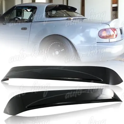 Fit 90-05 Mazda Miata Hard Top Black Abs Rear Window Roof Visor Spoiler Wing • $50.24