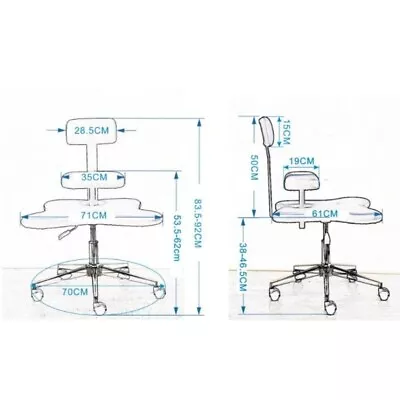 Cross Legged Ergonomic Chair Home Or Office Furniture Versatile Knee • $650