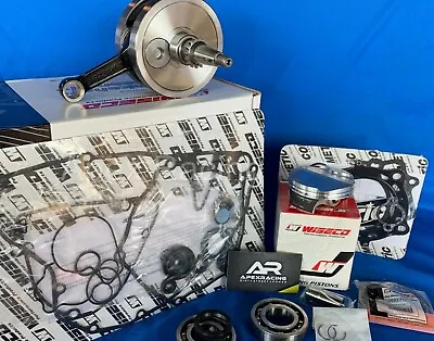 Wiseco Wr250f 2005-2013 Top Bottom Engine Rebuild Kit Crankshaft Piston Gaskets • $599.92