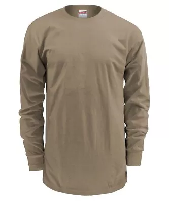 NEW Soffe 50/50 Military US Army USAF Long Sleeve Shirt - OCP Tan 499 • $15.99