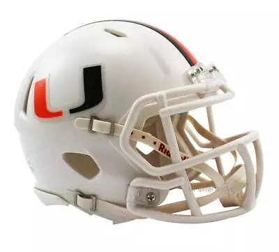 Miami Hurricanes Riddell Speed Mini Football Helmet • $34.95