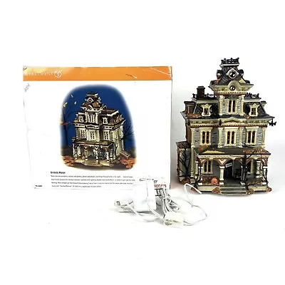 Department 56 Halloween Grimsly Manor Snow Village Lights And Sounds 55004 • $159.99