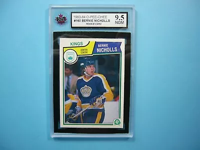 1983/84 O-pee-chee Nhl Hockey Card #160 Bernie Nicholls Rookie Ksa 9.5 Ngm Opc • $79.99