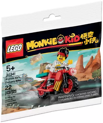 LEGO 30341 MONKEY KID'S DELIVERY BIKE POLYBAG NEW Sealed • £10