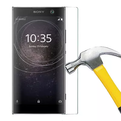 $6.99 • Buy Tempered Glass Screen Protector Film Case Sony Xperia XA2 / XA2 Ultra
