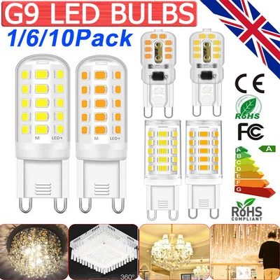 £2.95 • Buy 1-10x G9 3W-5W LED Light Bulbs Replace Halogen Capsule Lamp Energy Saving Indoor