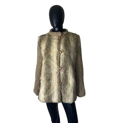 Vintage D’esprit Faux Fur Jacket Size Medium • $75