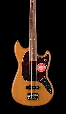 Fender Player Mustang Bass PJ - Aged Natural #59444 • $849.99