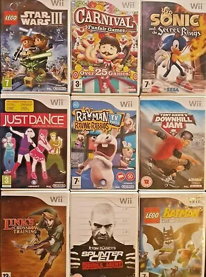 £3.99 • Buy Nintendo Wii Games - Buy 1 Or Build A Bundle & Save! - Various 01 *UP TO 25%OFF*