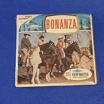 SEALED B471 Bonanza Western Greene Landon TV Show View-master 3 Reels Packet • $39.99