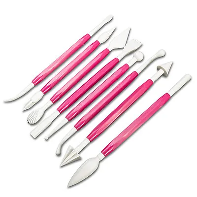 Sugarcraft Modelling Tool Set (8 Pcs) Sugar Craft Cake Decorating Baking Icing • £4.29