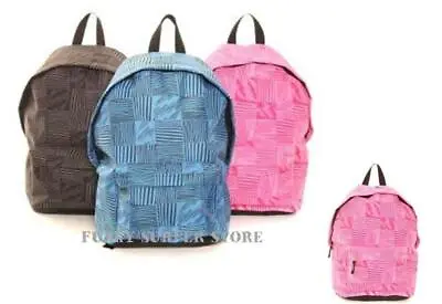 £6.99 • Buy Womens Ladies Waterproof Backpack Rucksack Travel School Shoulder Bag Christmas