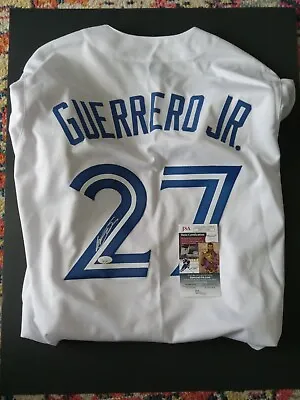 Vladimir Guerrero Jr Signed Jersey With JSA Certification.  • $90