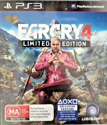 Far Cry 4 Limited Edition (PS3 2014) Ubisoft - Like New • $10
