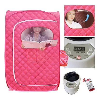 2L Portable Home Steam Sauna Spa Full Body Sauna Tent Loss Weight Detox Therapy • $80.75