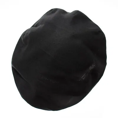 Borsalino NWOT Newsboy Hat / Cap Size XL 62 7 & 3/4th Solid Black 100% Linen • $119.99