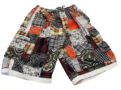 B. Split Board Shorts Small Swim Trunks Men's Mesh Lined Elastic Waist • $18