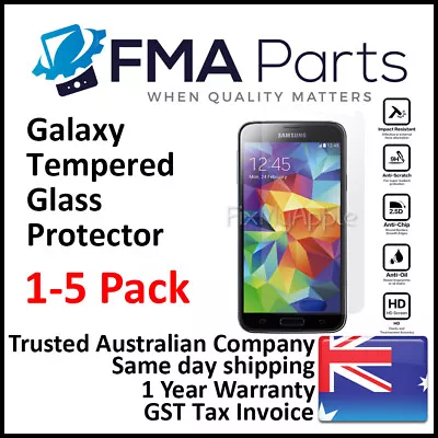 Samsung Galaxy S3 S4 S5 S6 S7 Tempered Glass Screen Protector Guard Clear 1-5x • $4.95