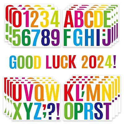 15 Sheets Alphabet Stickers Letter Stickers 4 Inch Vinyl Self-Adhesive Stic... • $20.76