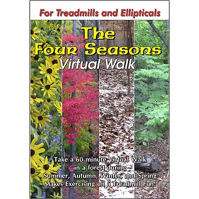Four Seasons Nature Walk - Treadmill Scenery Dvd - Video Exercise Fitness • $15.99