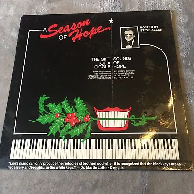 Steve Allen  A Season Of Hope LP Vinyl Record 1988 SandCastle FACTORY SEALED • $20