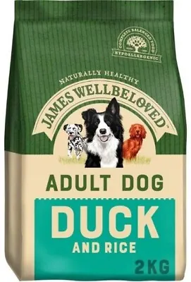 £19.99 • Buy James Wellbeloved 2kg Dry Dog Food X2