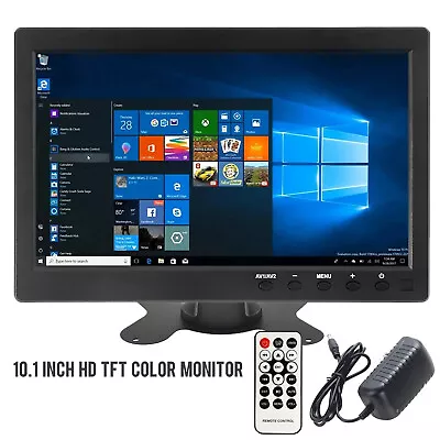 Portable Monitor 10 Inch LCD Display Screen With AV VGA HDMI Input For PC DSLR • $84.78