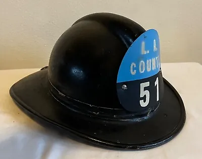 Vintage Emergency Rescue La L.a County Engine Squad 51 Fire Helmet Tv Show Msa • $66