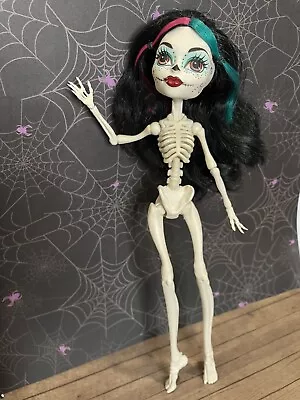 Monster High Scaritage Skelita Calaveras Doll Nude Only For OOAK Repaint • $39.99