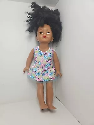 Madame Alexander 18 Inch African American Girl Doll 18 With Natural Hair 2007 • $39.99