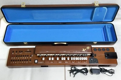 $358.99 • Buy SUZUKI Taishogoto TES-100 101 WARAKU Electric Harp Stringed Synthesizer W/ Case