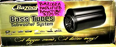 Bazooka BTA6250D BT Series 250W 6  Class D Amplified Subwoofer Bass Tube ~ NEW • $229.95