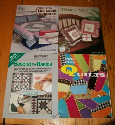 Lot Of 4 Vintage ~ Quilting Pattern Books ~ (Lot CP2) • $10.99