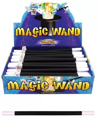 £6.95 • Buy Black Magicians Magic Wizard Wand Kids Party Bag Filler Toy Fancy Dress Cosplay