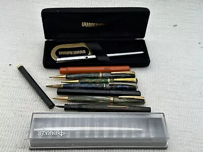 Nice Lot Of 8x Various Vintage Propelling Pencils & Ink Pencils - Waterman's Etc • $1.49