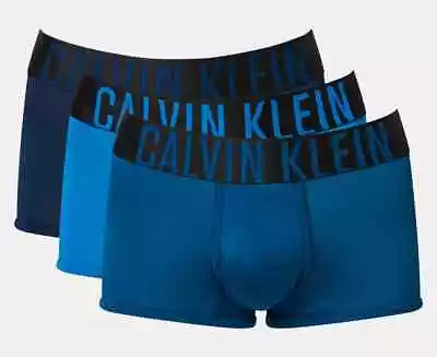 CALVIN KLEIN Men's Intense Power Microfibre Low Rise Trunk CK Underwear 3- Pack • $89.95