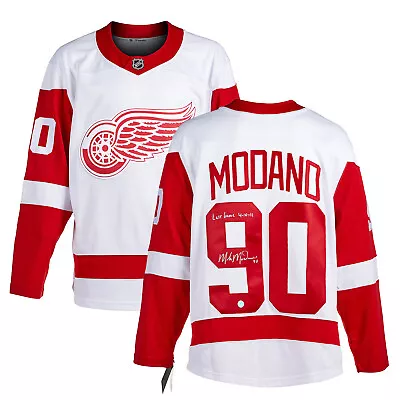 Mike Modano Detroit Red Wings Signed & Dated Last Game Fanatics Jersey 5 • $527.99