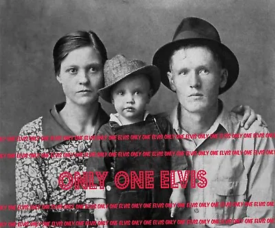 ELVIS PRESLEY At Two Years Old In Hat 1937 4x5 Family Photo Vernon & Gladys • $3.88