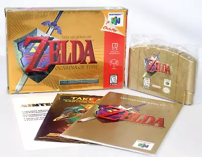 Zelda: Ocarina Of Time Collector's Edition CE N64 Complete CIB Very Nice! RARE! • $324.99