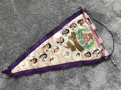 Rare Real Madrid Pennant Flag 1975 - Used Condition - Made In Spain - Football • £3.69