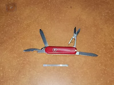 Vtg Victorinox Rouge Retired Mini Swiss Army Pocket Knife Multi Tool • $13.79