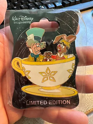 Disney Pin Alice In Wonderland Wdi Mad Hatter March Hare Mad Tea Party • $23.39